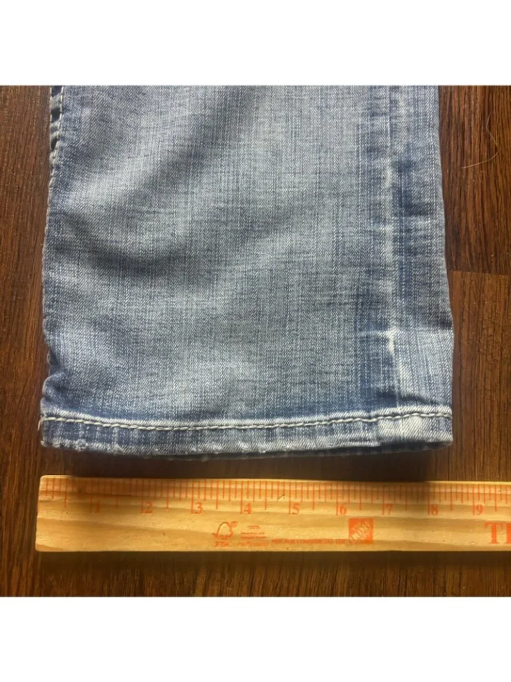 BKE Tyler Straight Jeans Distressed Light Wash Men’s Size 34 X 32